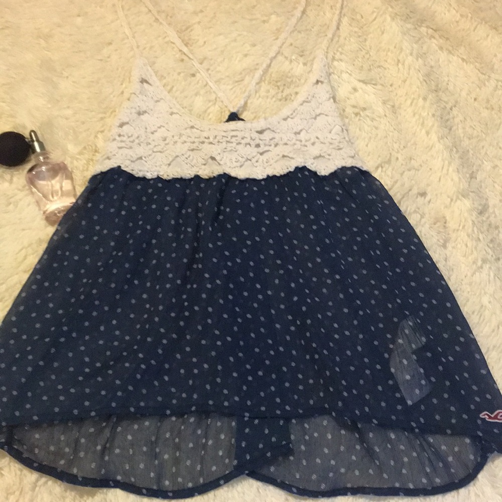 Hollister California Navy Tank